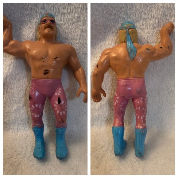 Vintage 1980’s Lot of 8 WWF Wrestling LJN Titan Sports Action Figures - Picture 9 of 11